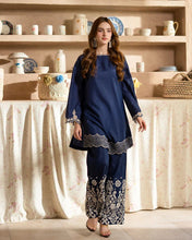 Day to Night by Mona – Raw Silk Chikankari 2pc Co-ord Set DNM9