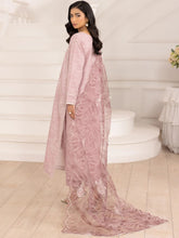 Muse09 – Rosewood Charm | 3pc Embroidered Silk Lawn Suit with Organza Dupatta by Mohagni