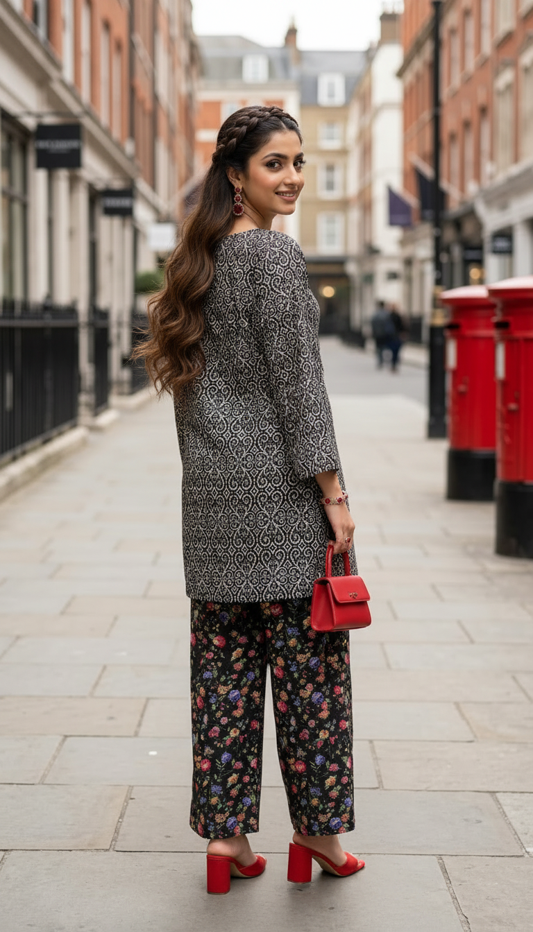 Impulse Summer Edit 2pc Printed Poly Lawn Suit – IMP20