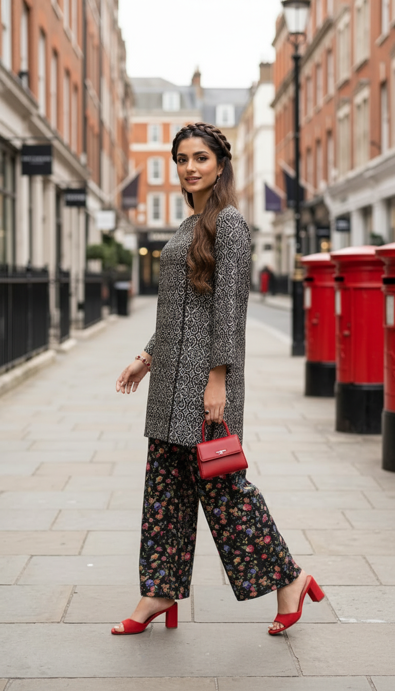 Impulse Summer Edit 2pc Printed Poly Lawn Suit – IMP20