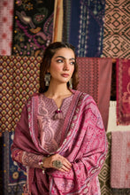 Linen by Florent – 3pc Printed & Embroidered Winter Suit with Shawl NAF2