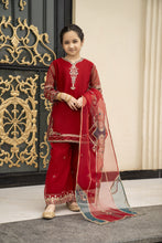 3pc Festive Girls Dress by ARWAH AG18