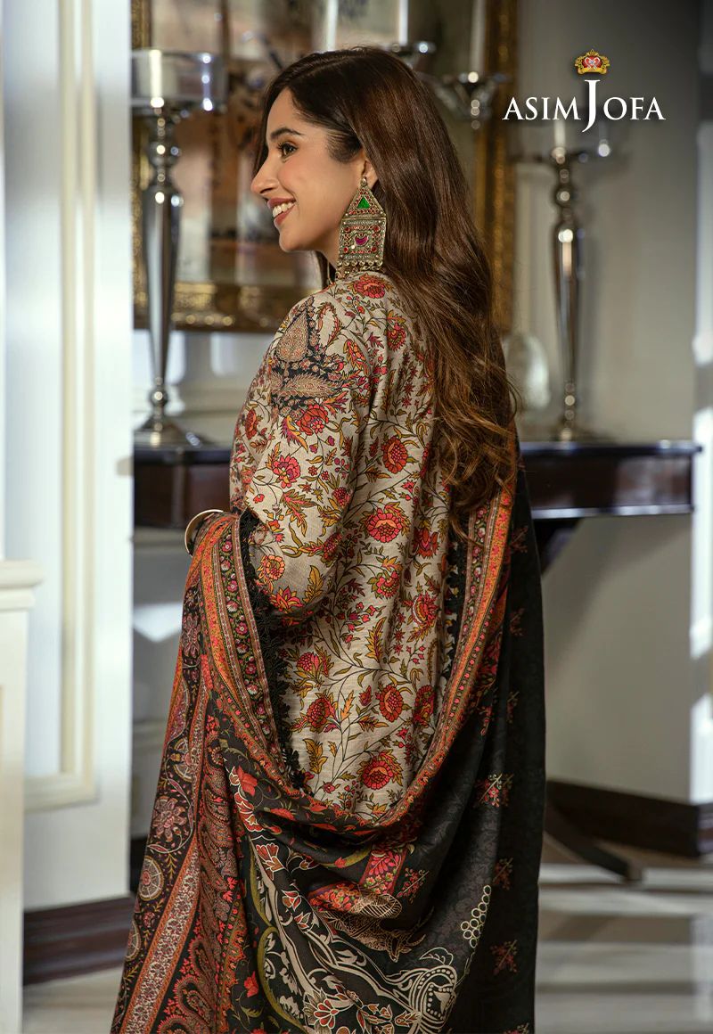 ASIM JOFA Asra Winter Shawl Collection AJAW02