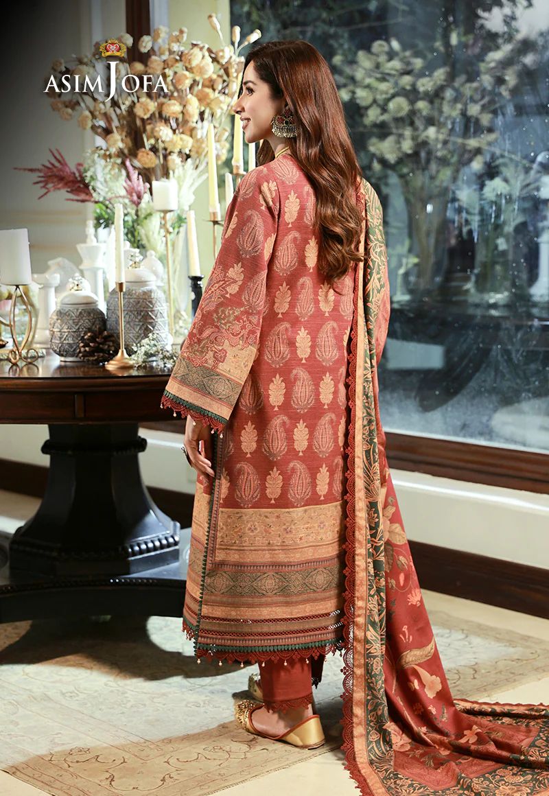 ASIM JOFA Asra Winter Shawl Collection AJAW05