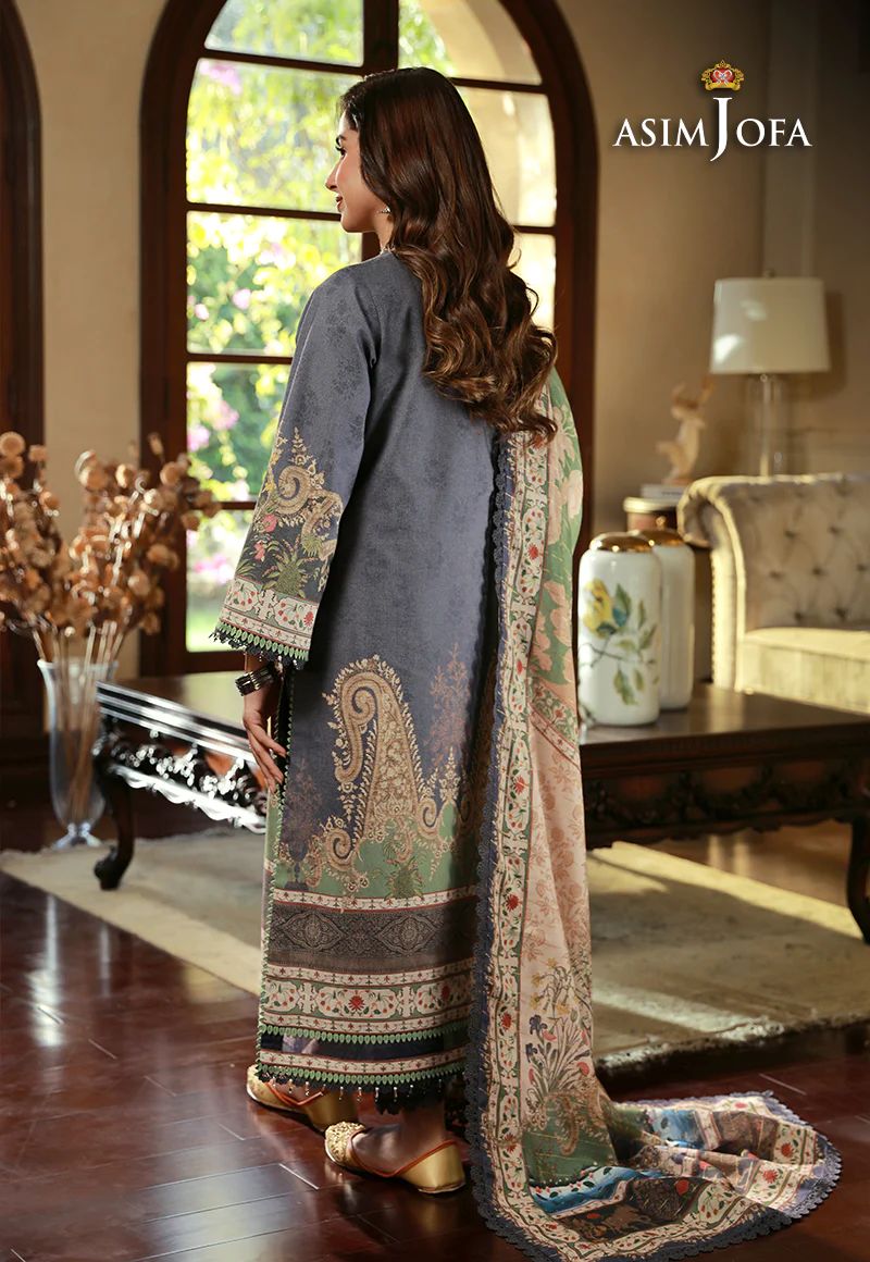 ASIM JOFA Asra Winter Shawl Collection AJAW06