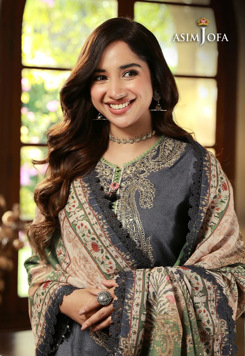 ASIM JOFA Asra Winter Shawl Collection AJAW06
