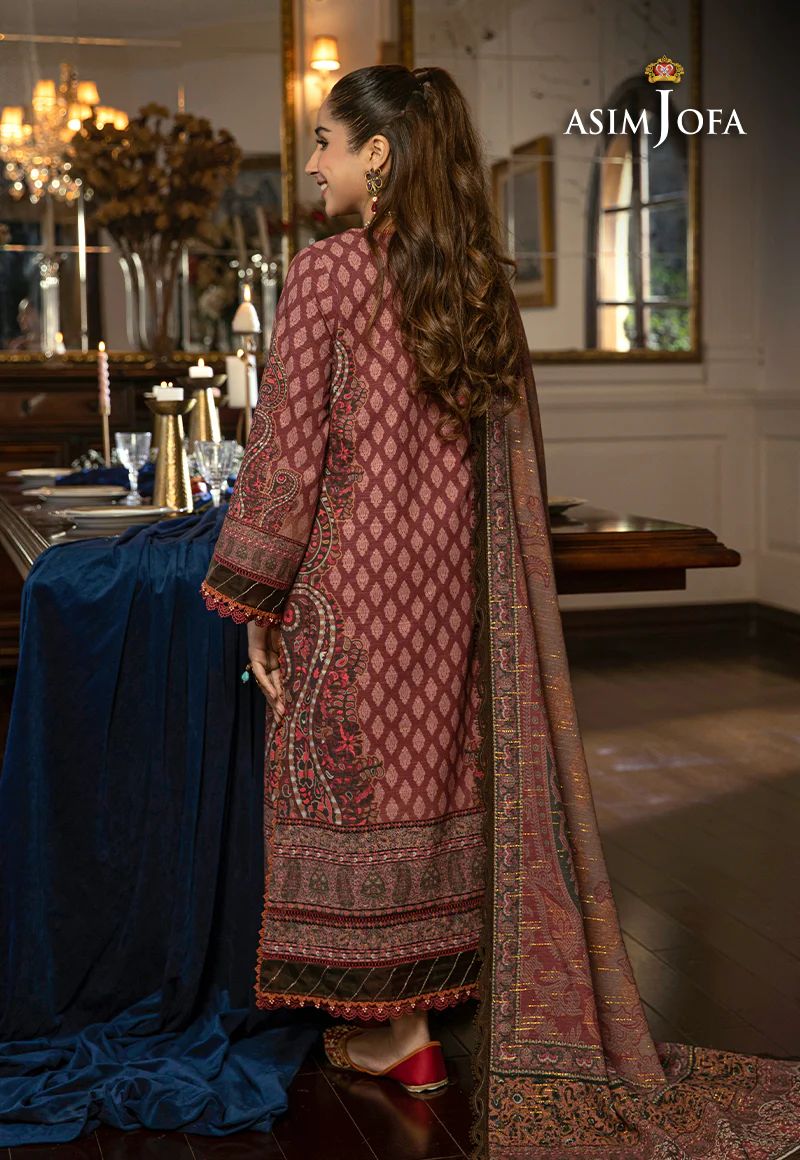 ASIM JOFA Asra Winter Shawl Collection AJAW07