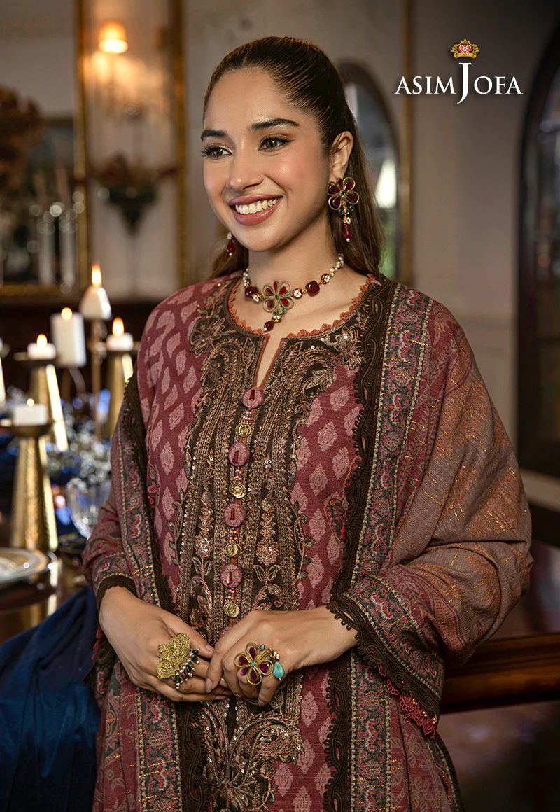 ASIM JOFA Asra Winter Shawl Collection AJAW07