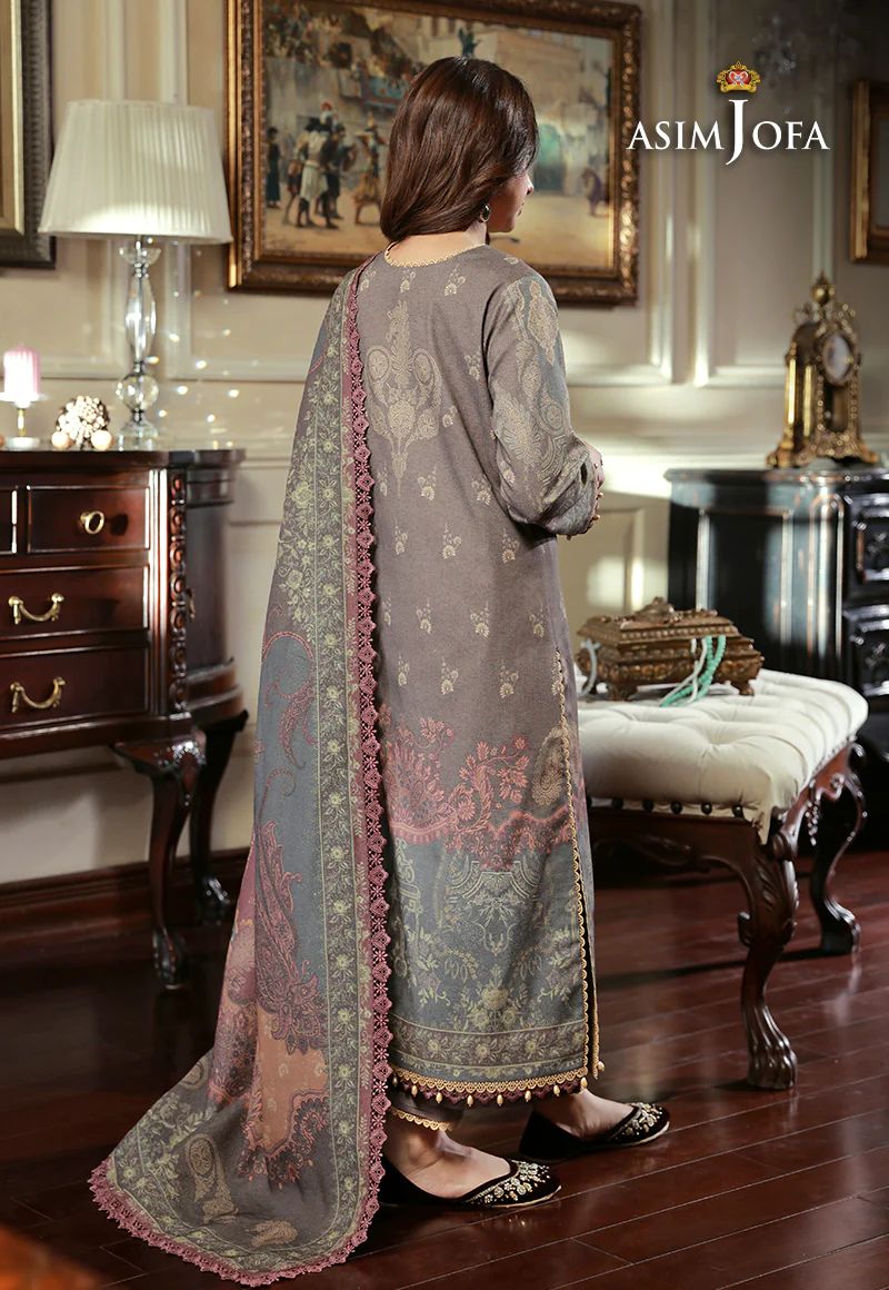 ASIM JOFA Asra Winter Shawl Collection AJAW08