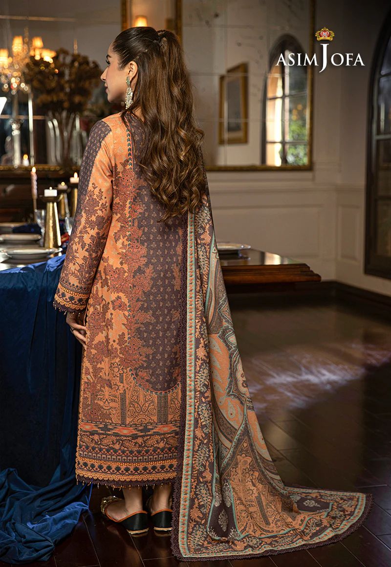 ASIM JOFA Asra Winter Shawl Collection AJAW09