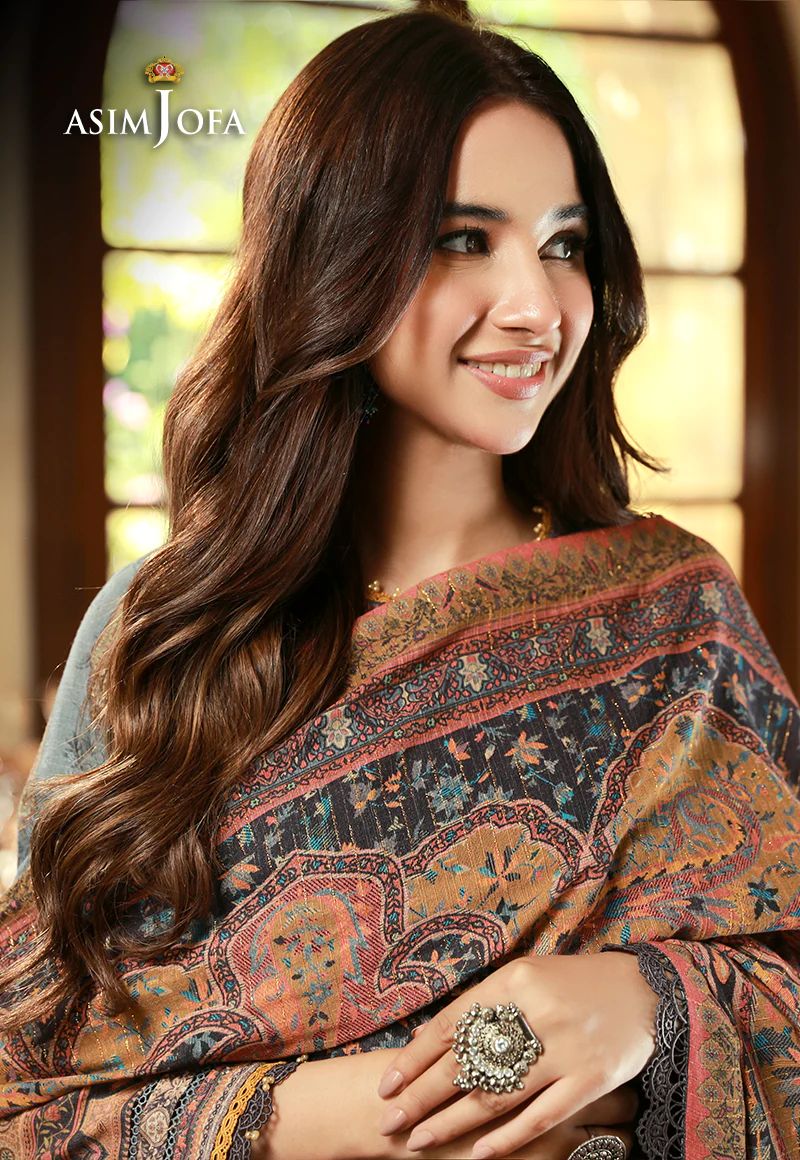 ASIM JOFA Asra Winter Shawl Collection AJAW10