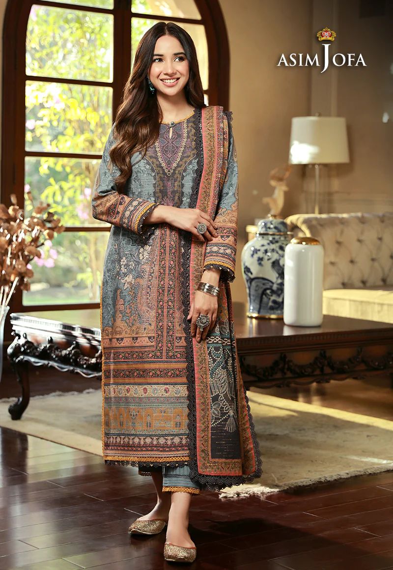 ASIM JOFA Asra Winter Shawl Collection AJAW10