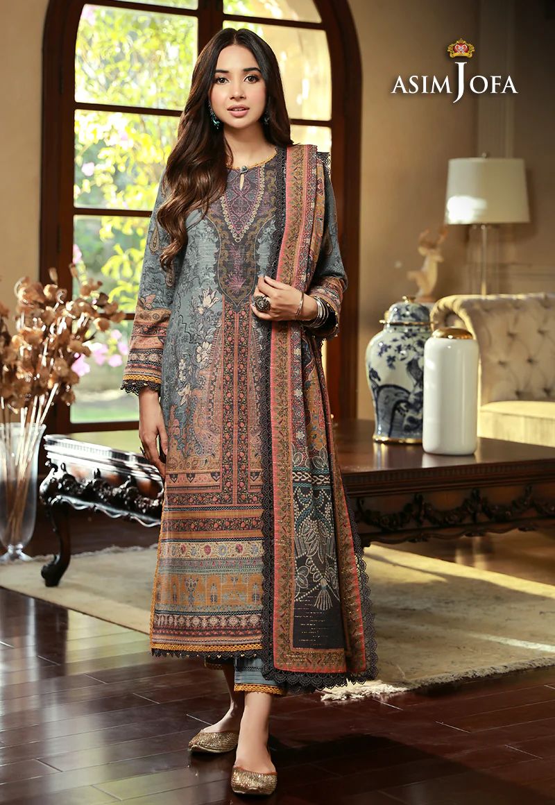 ASIM JOFA Asra Winter Shawl Collection AJAW10