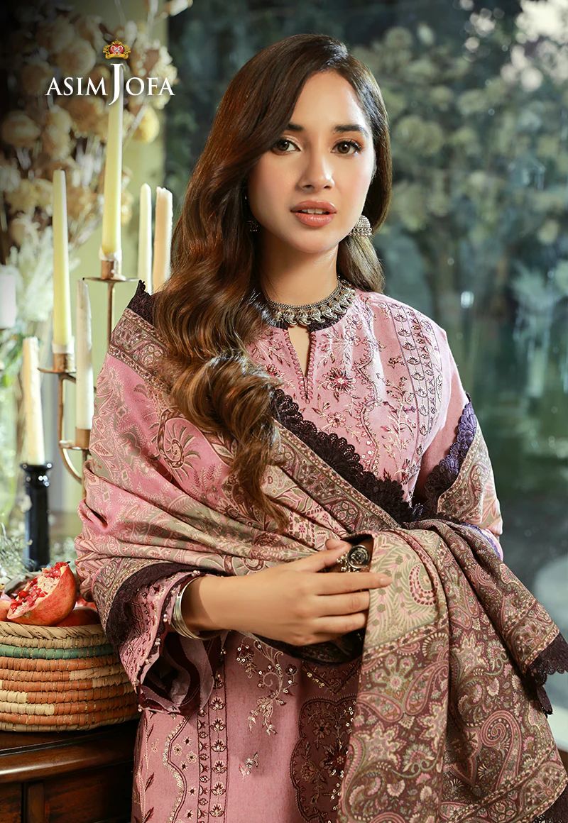 ASIM JOFA Asra Winter Shawl Collection AJAW11