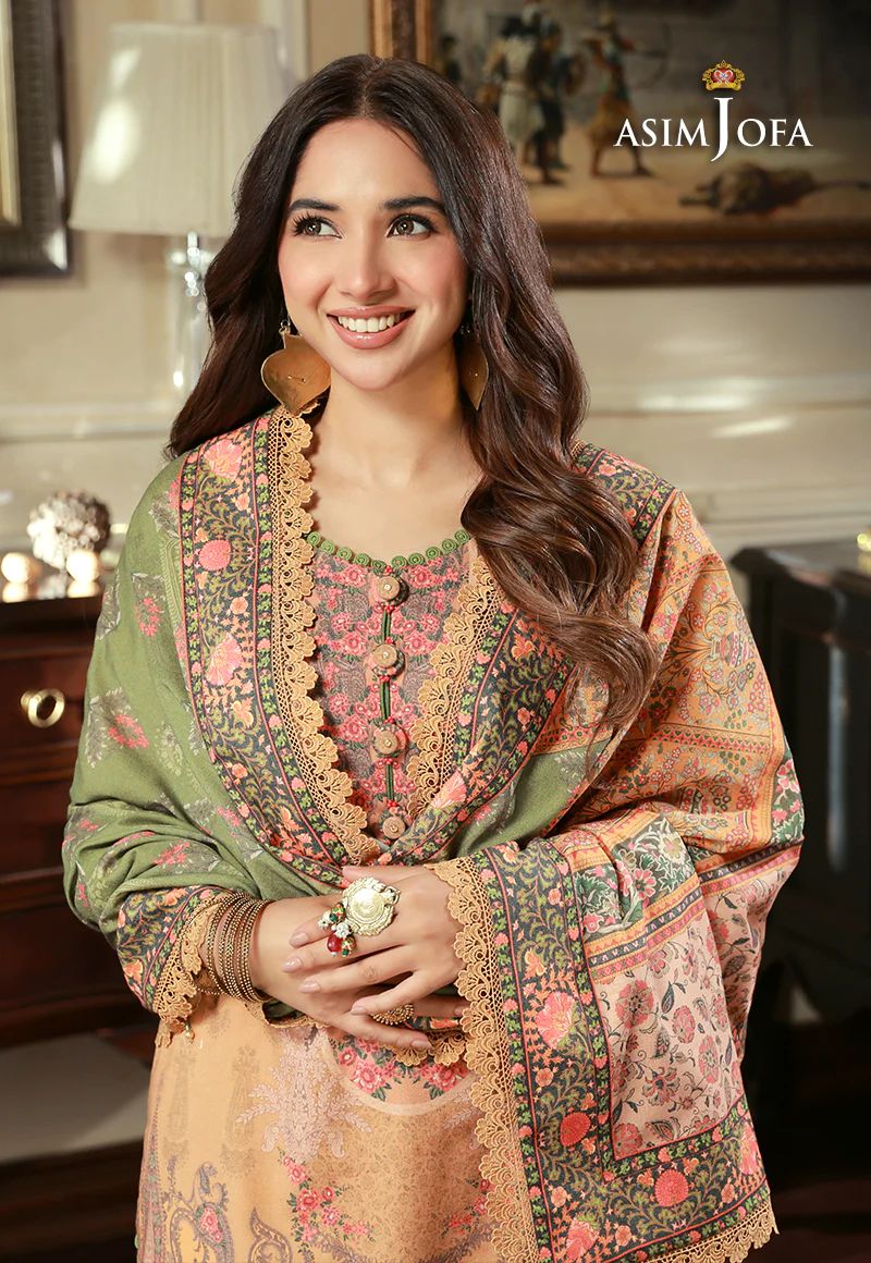 ASIM JOFA Asra Winter Shawl Collection AJAW12
