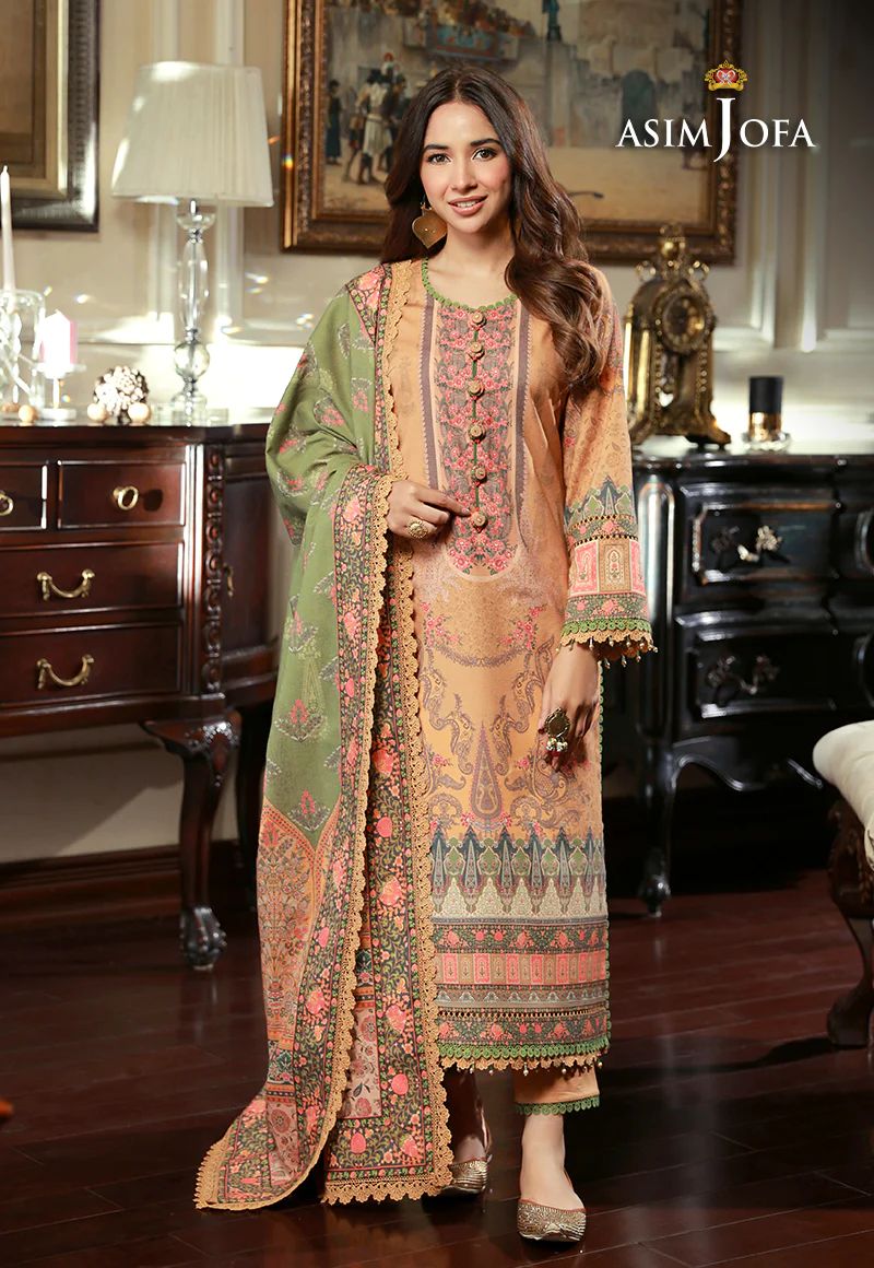 ASIM JOFA Asra Winter Shawl Collection AJAW12