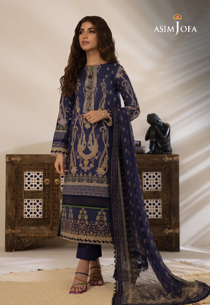 3pc Essential Prints from Asim Jofa Collection 04