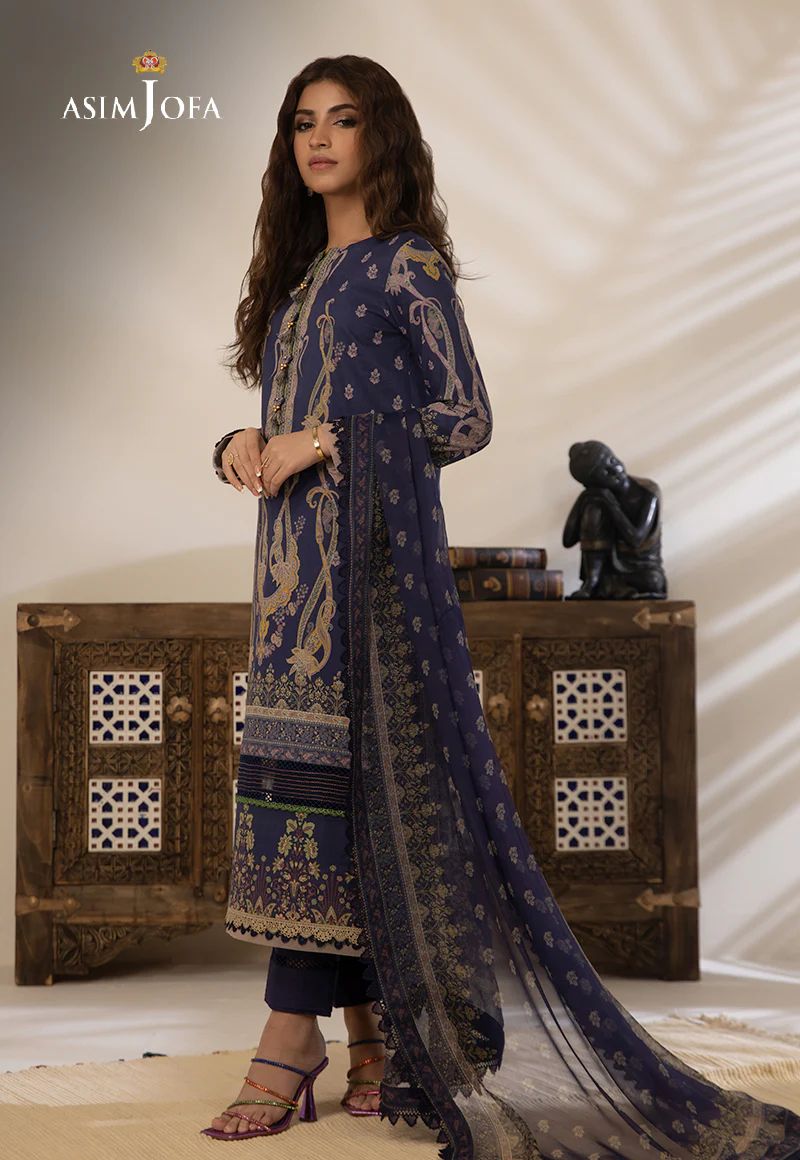 3pc Essential Prints from Asim Jofa Collection 04