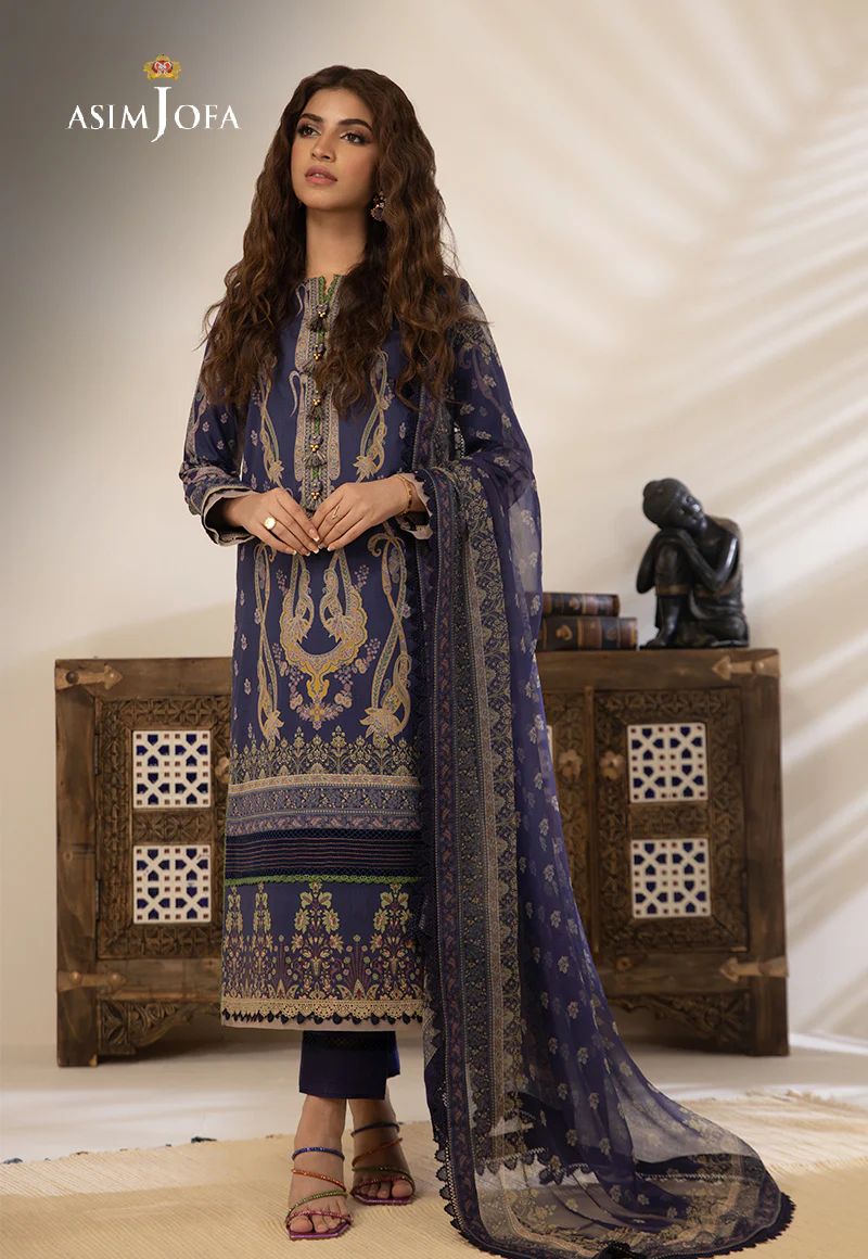 3pc Essential Prints from Asim Jofa Collection 04