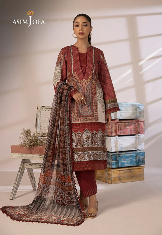 3pc Essential Prints from Asim Jofa Collection 05
