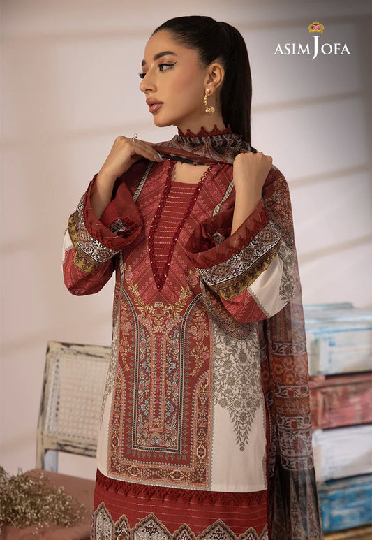 3pc Essential Prints from Asim Jofa Collection 05