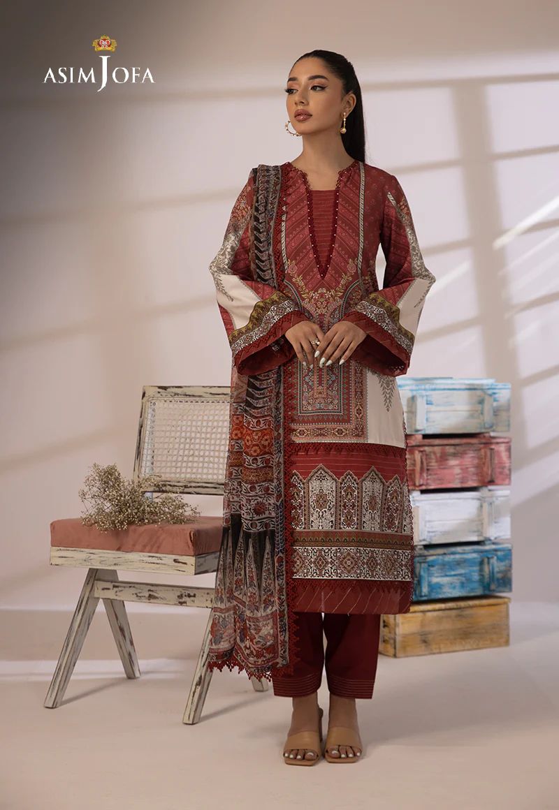3pc Essential Prints from Asim Jofa Collection 05