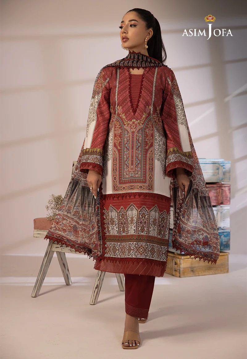 3pc Essential Prints from Asim Jofa Collection 05