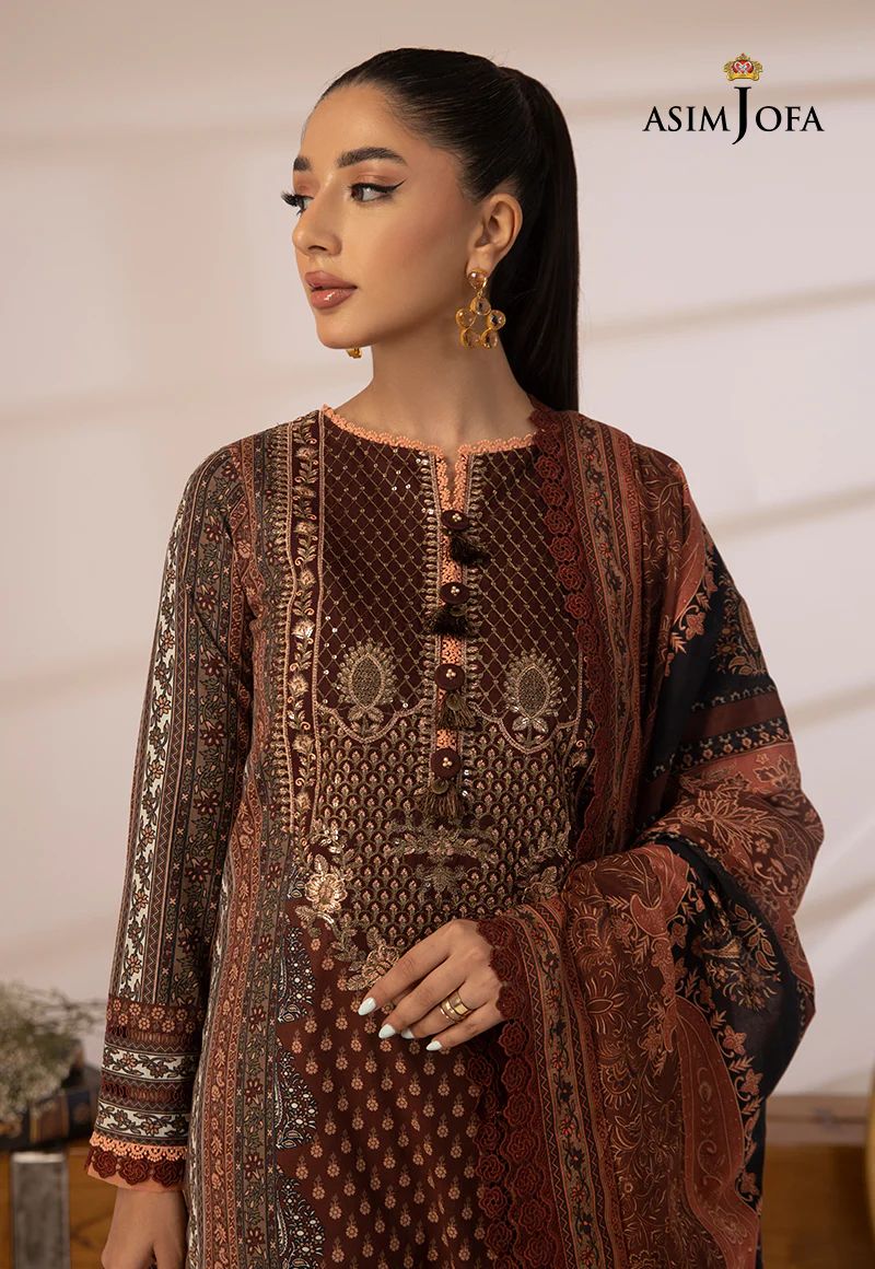 3pc Essential Prints from Asim Jofa Collection 06