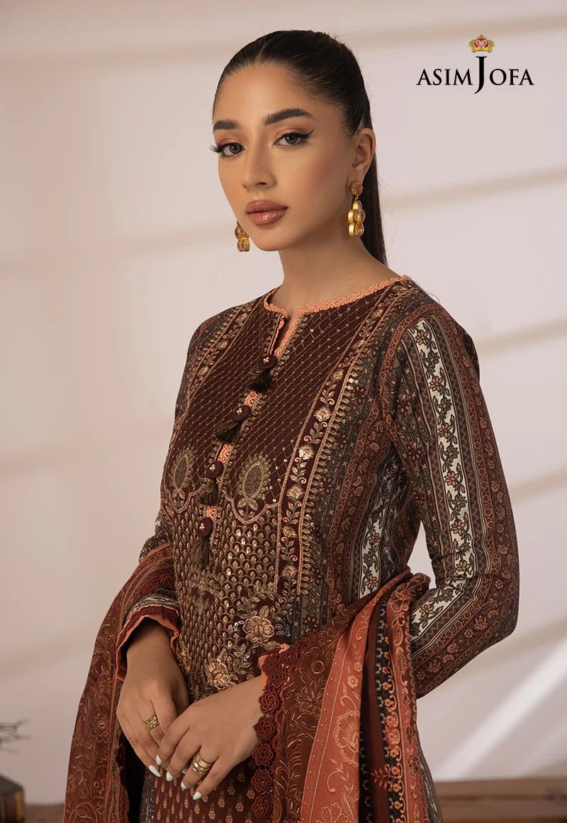 3pc Essential Prints from Asim Jofa Collection 06