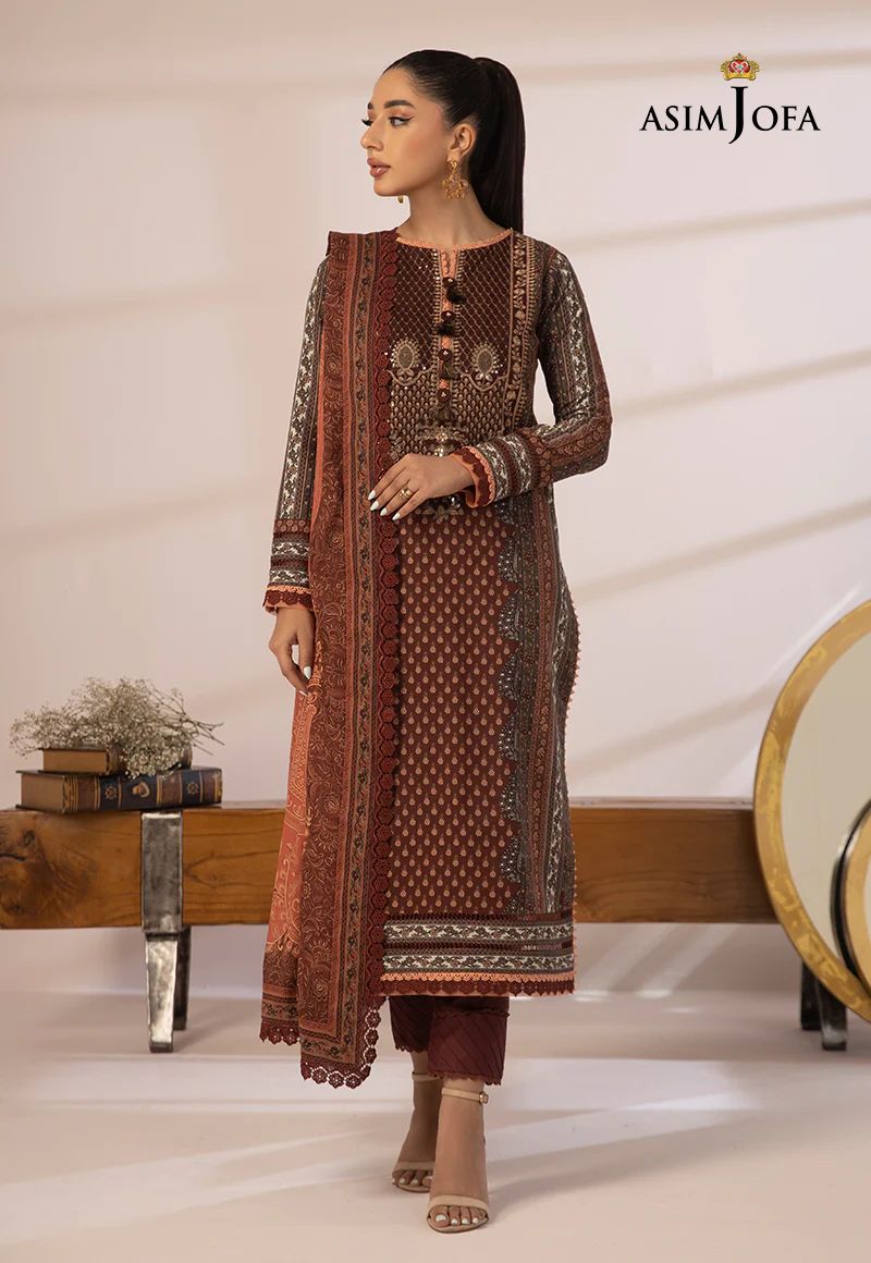 3pc Essential Prints from Asim Jofa Collection 06