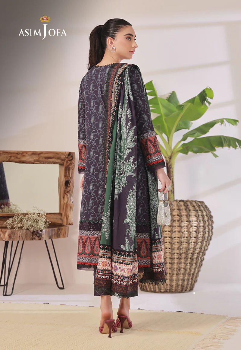 3pc Essential Prints from Asim Jofa Collection 07