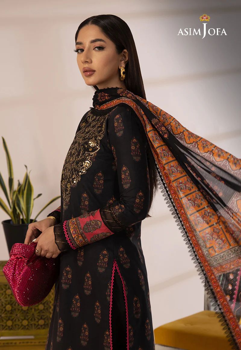 3pc Essential Prints from Asim Jofa Collection 09