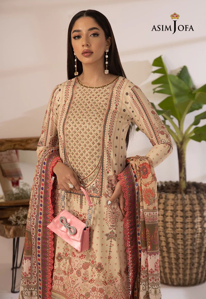 3pc Essential Prints from Asim Jofa Collection 10