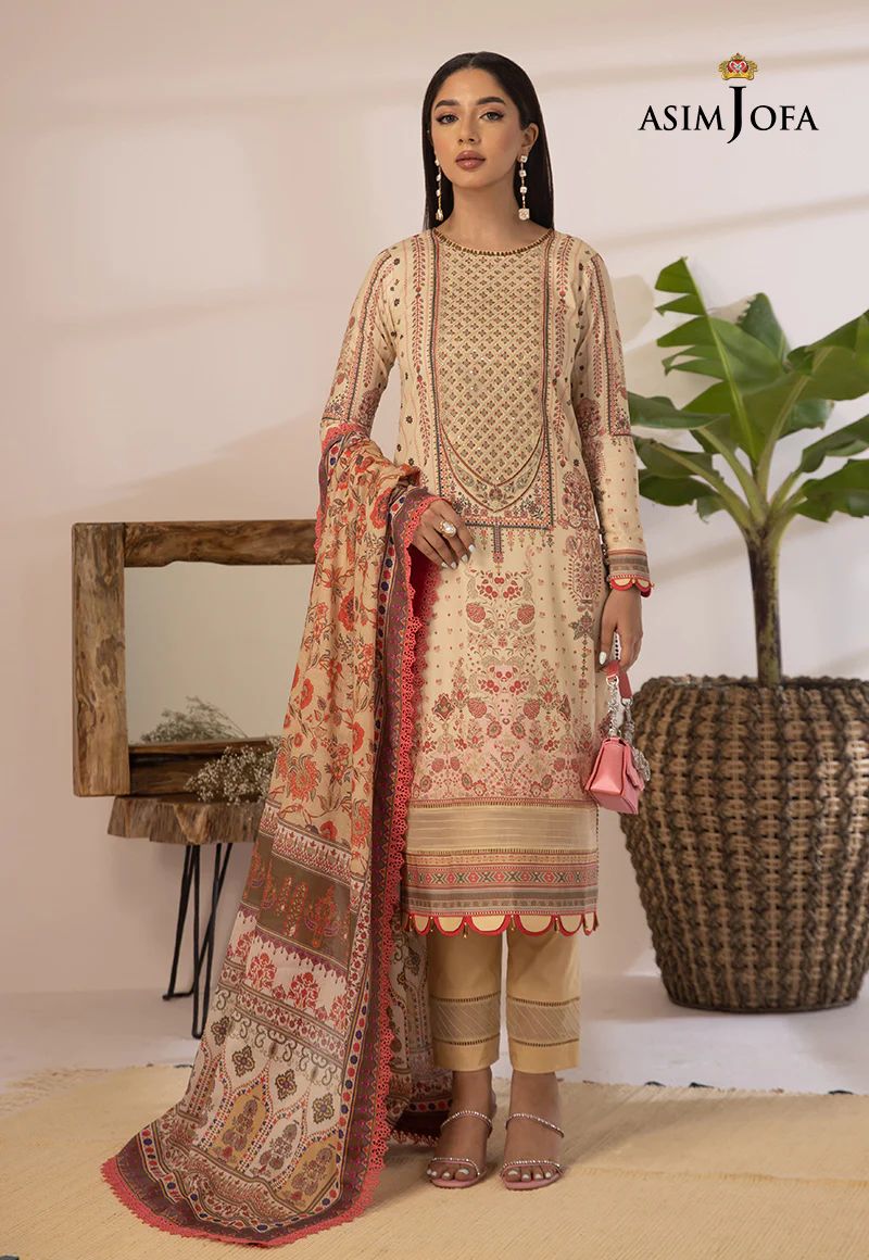 3pc Essential Prints from Asim Jofa Collection 10