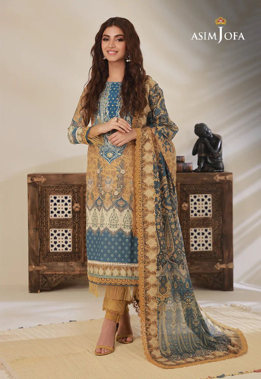 3pc Essential Prints from Asim Jofa Collection 11