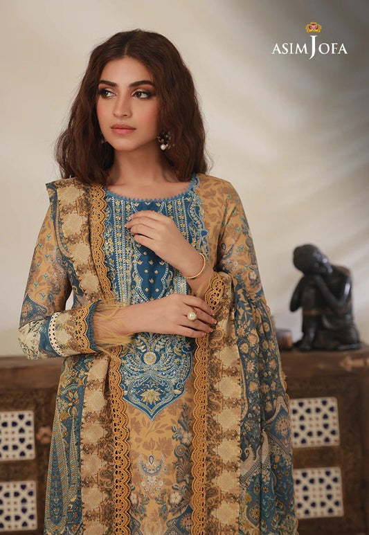 3pc Essential Prints from Asim Jofa Collection 11