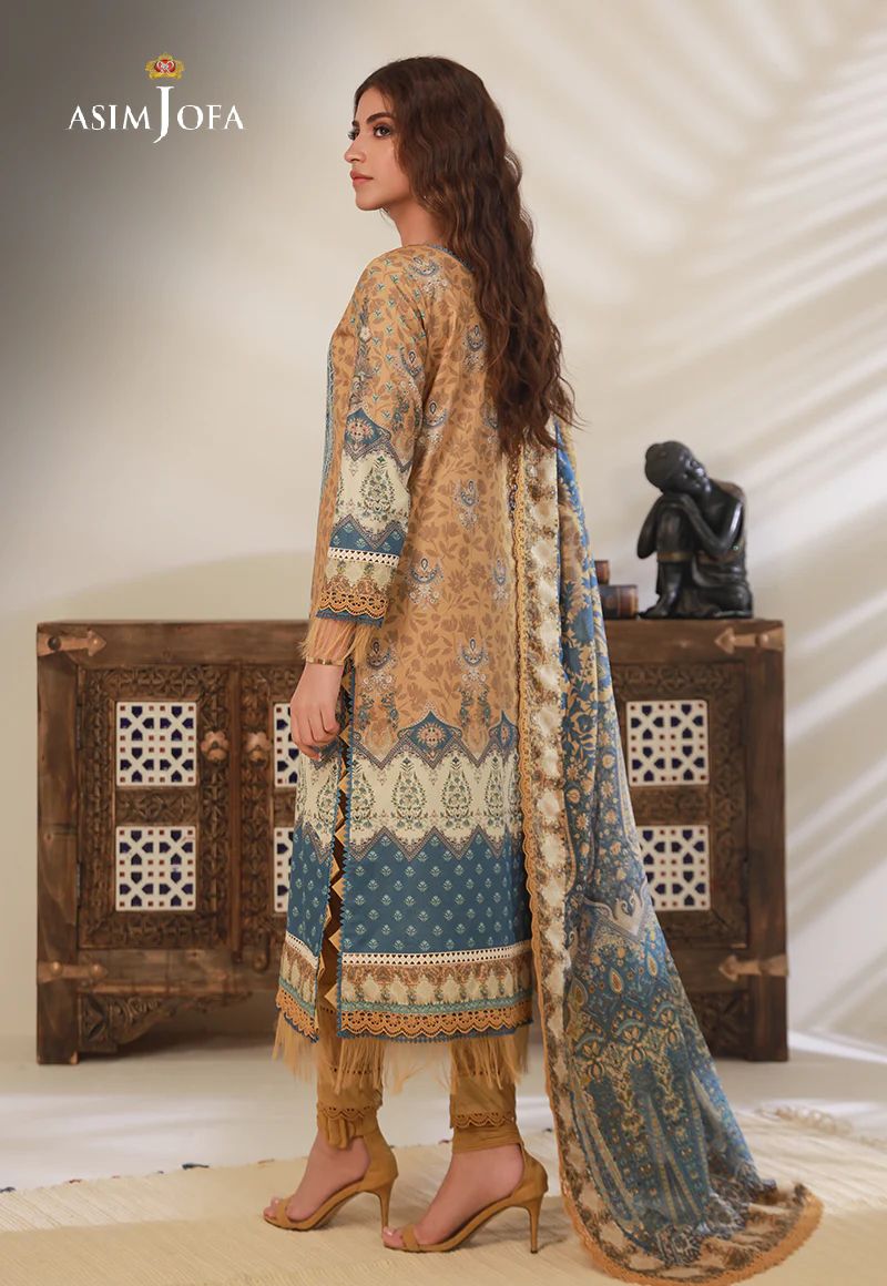 3pc Essential Prints from Asim Jofa Collection 11