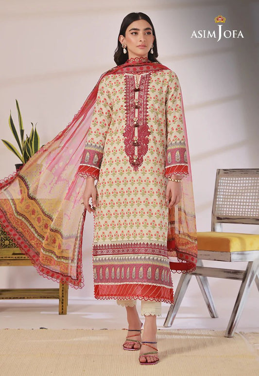 3pc Essential Prints from Asim Jofa Collection 12