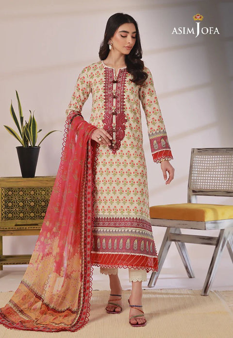 3pc Essential Prints from Asim Jofa Collection 12