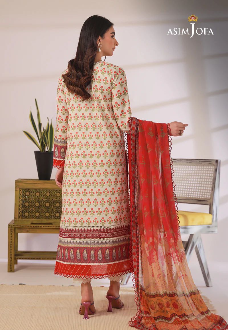 3pc Essential Prints from Asim Jofa Collection 12