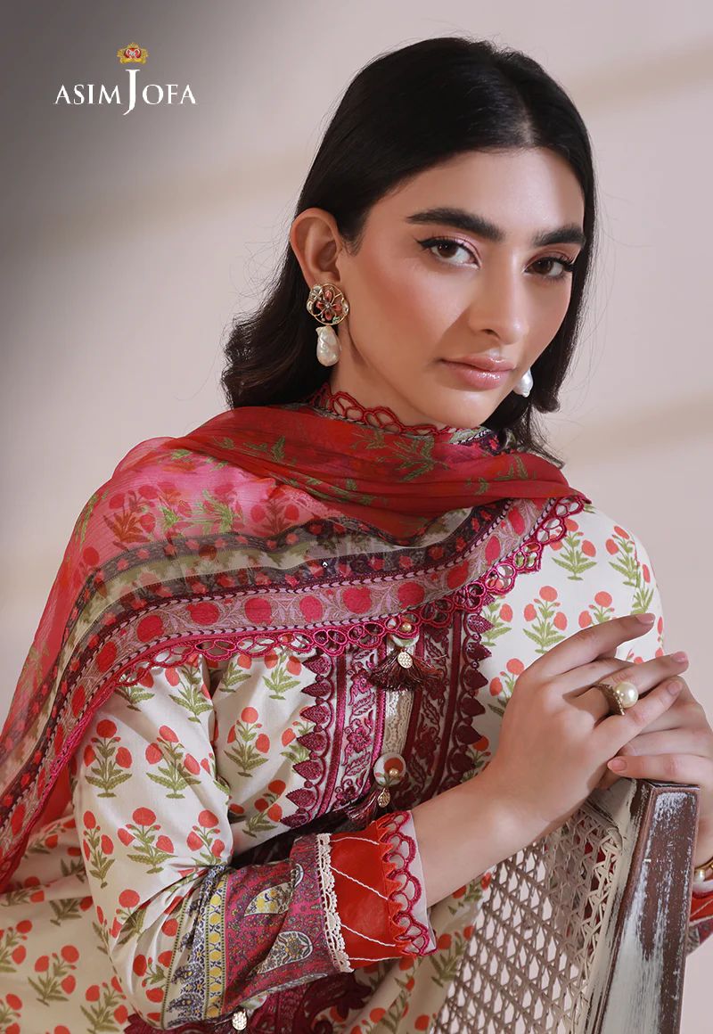 3pc Essential Prints from Asim Jofa Collection 12