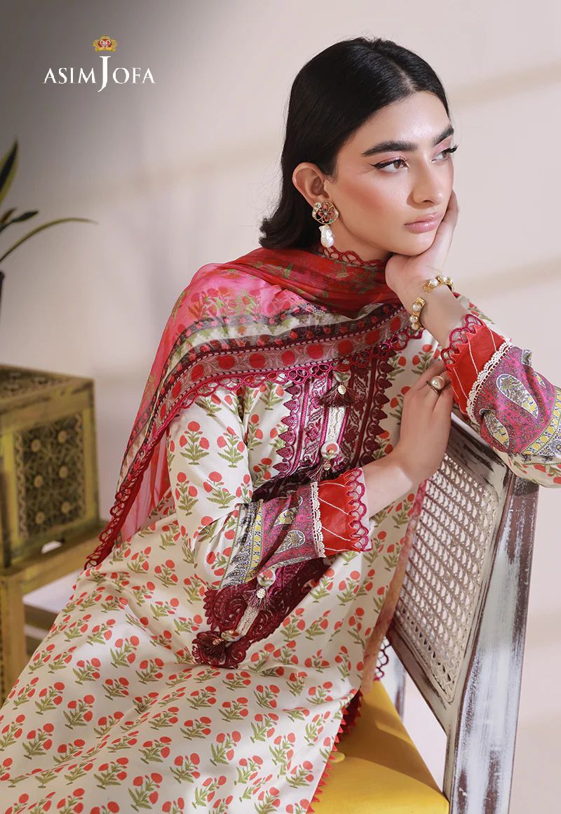 3pc Essential Prints from Asim Jofa Collection 12