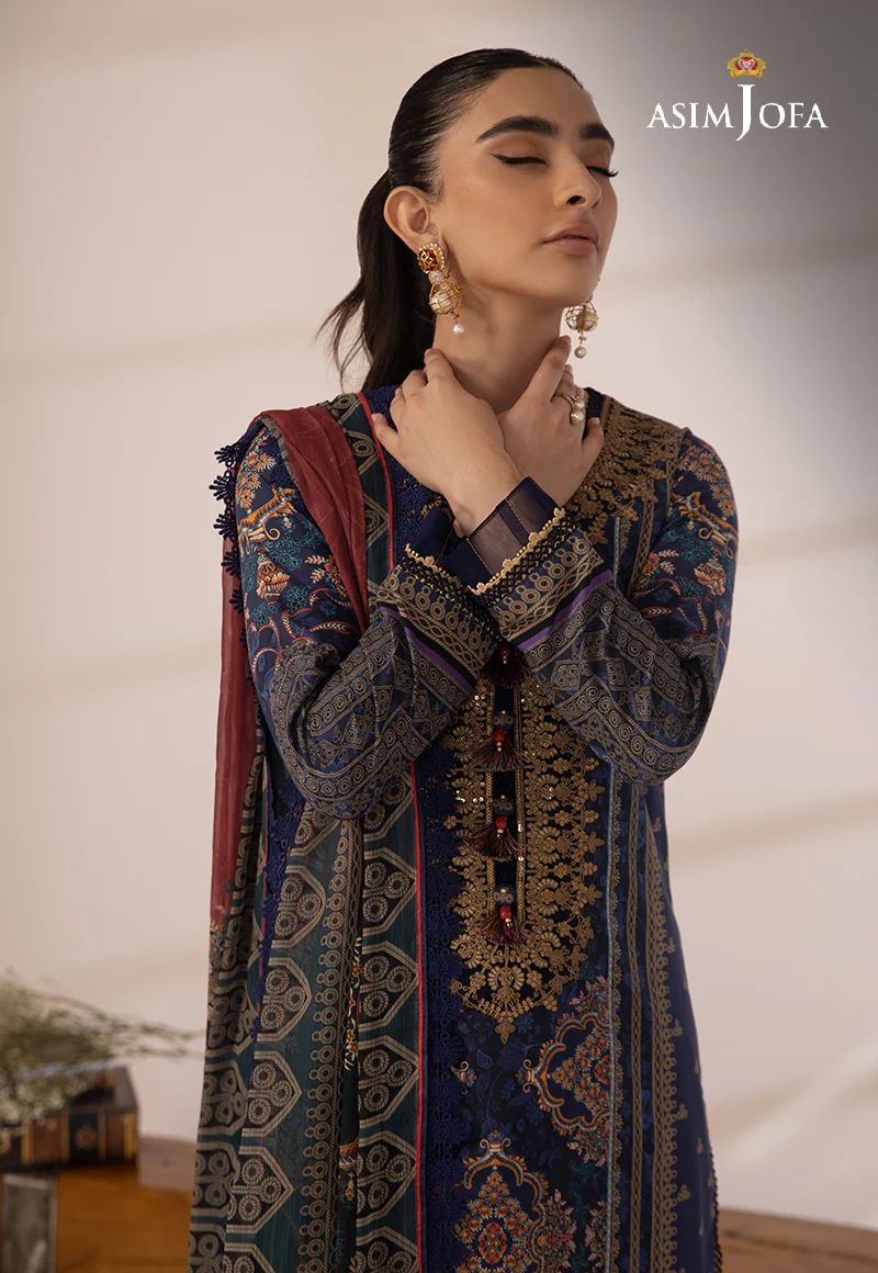 3pc Essential Prints from Asim Jofa Collection 13