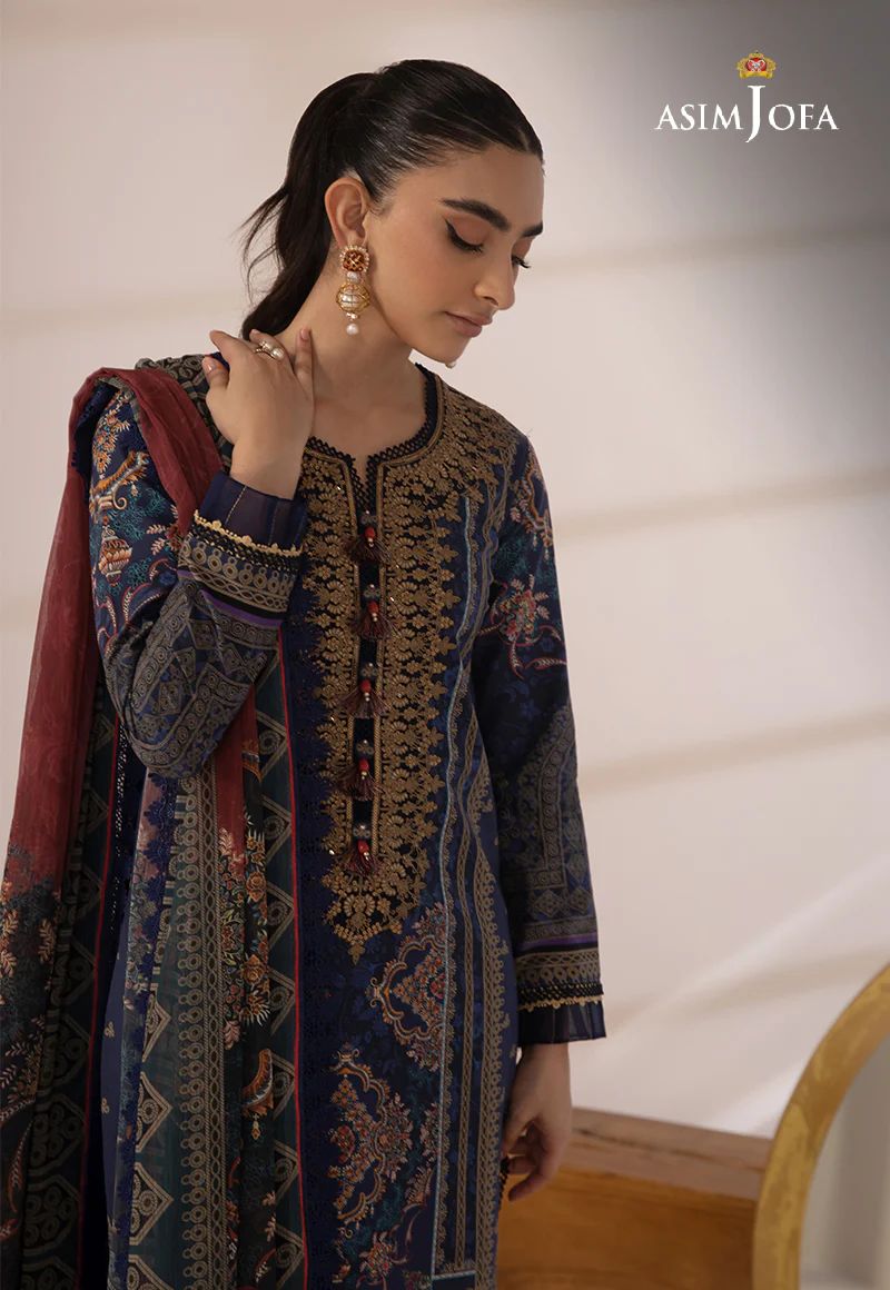 3pc Essential Prints from Asim Jofa Collection 13