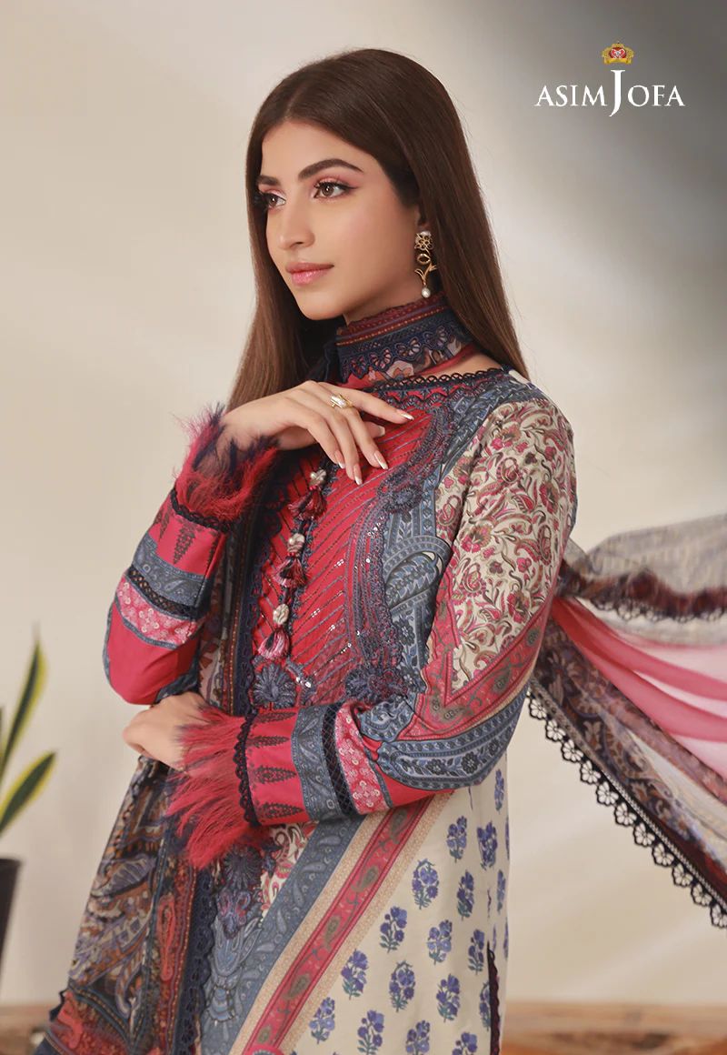 3pc Essential Prints from Asim Jofa Collection 14