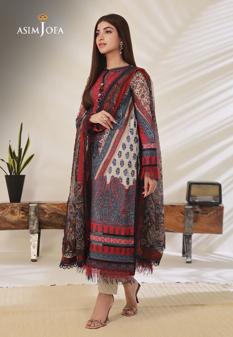 3pc Essential Prints from Asim Jofa Collection 14