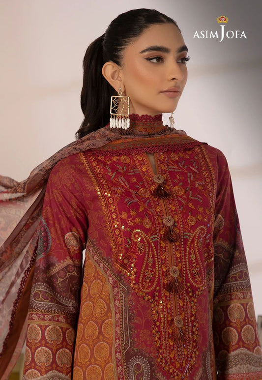 3pc Essential Prints from Asim Jofa Collection 15