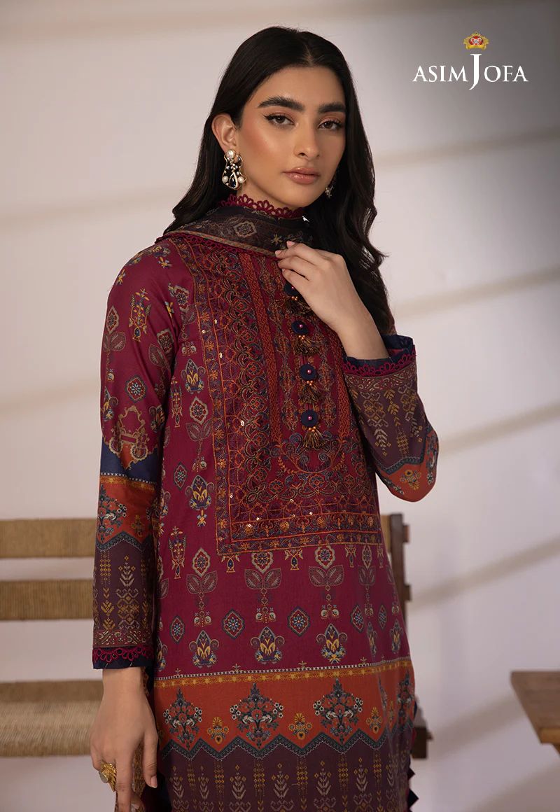 3pc Essential Prints from Asim Jofa Collection 16