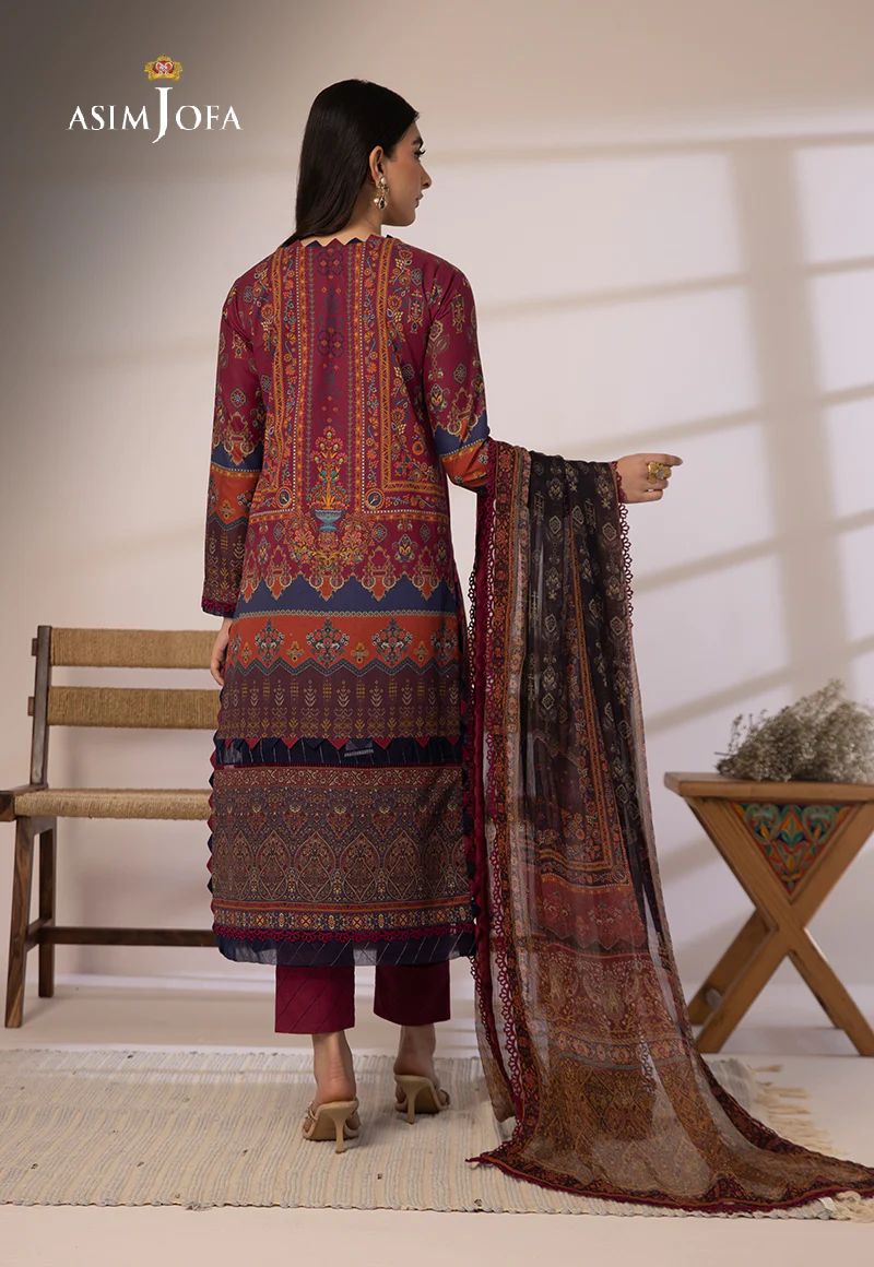 3pc Essential Prints from Asim Jofa Collection 16