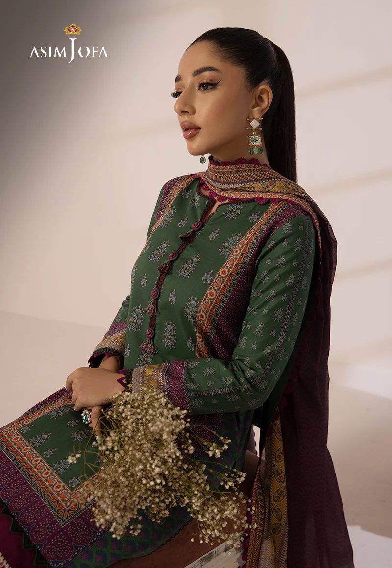 3pc Essential Prints from Asim Jofa Collection 18